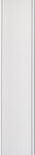 Допълнителен панел Solat 12х215 см бял монохром