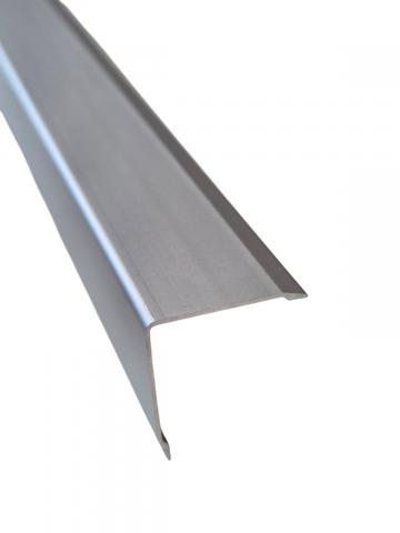 Г-образен алуминиев профил 2.5х2.5х90 см сребро - Профили