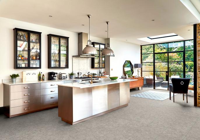 Ламинат 8мм 4V Mega Plus Tavolo Travertin Grey AC4/32 D80702, снимка 2 - Ламиниран паркет