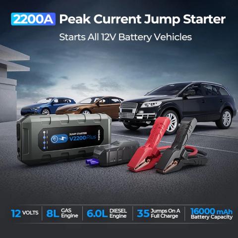 Стартерно устройство TopDon Jump Start V2200 Plus, снимка 4 - Зарядни устройства