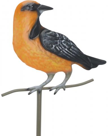 Градински стик метална птица 45см, снимка 3 - Фигури