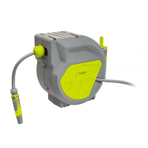 Стенна макара Raider LUXE GX с маркуч 1/2" и конектори, снимка 3 - Маркучи с макара