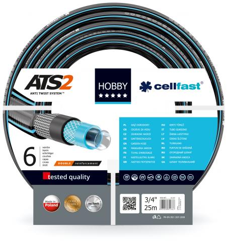 Градински маркуч Cellfast Hobby ATS2™ 3/4" 25м - Специализирана техника и напояване