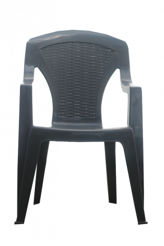 Стол ARONA пластмасов с подлакътници и висока облегалка, снимка 2 - Pvc столове