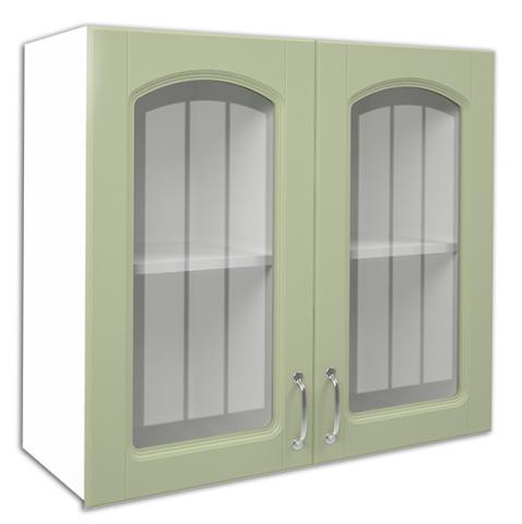 Горен шкаф с витрина PROVANCE 80см - Модулни кухни с онлайн поръчка