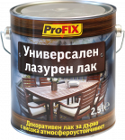 Лазурен лак алкиден Profix  2.5 л, безцветен