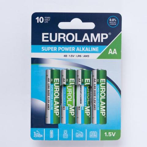 Батерия 4 бр. АА/LR6 1.5V SUPER POWER - Батерии