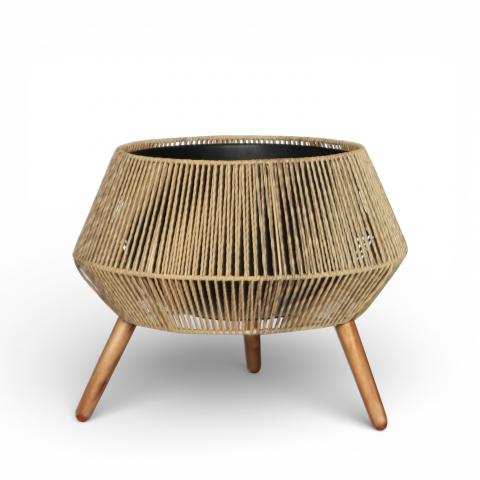 Кашпа ратан 47х47х24/37 см - Ратанови кашпи