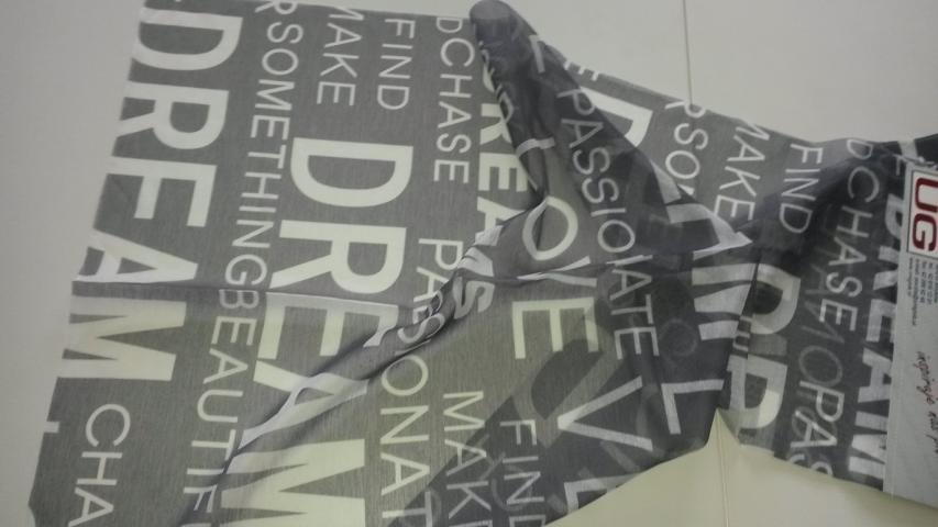 Плат 103 Dream букви прозрачен 140 см - Пердета на л.м.