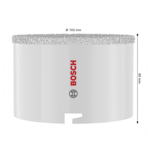 Боркорона Bosch BS 103 мм, снимка 3 - Боркорони за керамика, зидария и камък