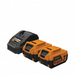 Стартов сет Villager FUSE батерия 2х4.0Ah + зарядно 4.5А