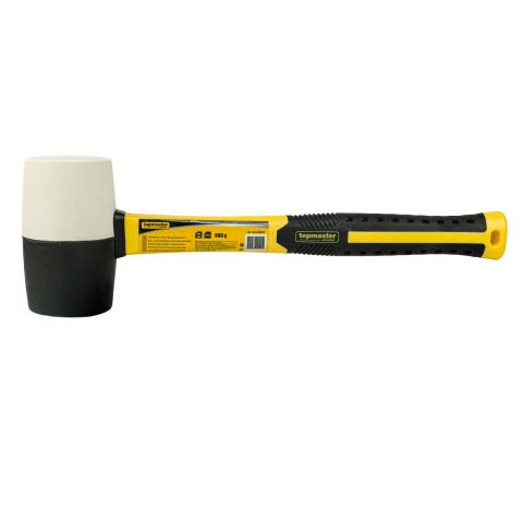 Гумен чук черно и бяло Topmaster 680 г - Гумени чукове