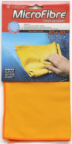Кърпа за полиране, жълта, 210гр/кв.м., 30х30 см - Универсални кърпи