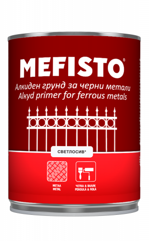 Алкиден грунд Мефисто светлосив Н 900 г - Грунд за метал