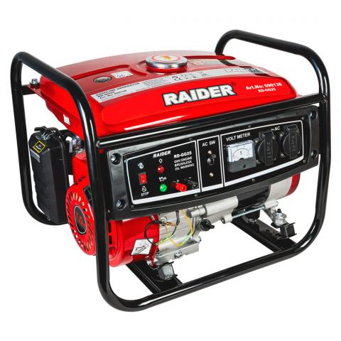 Бензинов генератор за ток Raider RD-GG25 2.8kW - Бензинови генератори