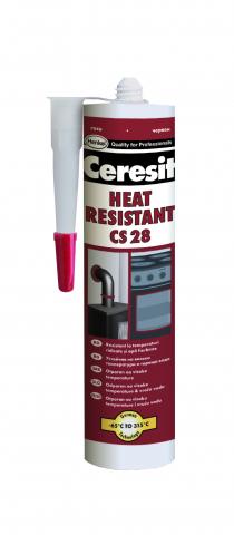 Термоустойчив силикон Ceresit CS28 280 мл - Силикони