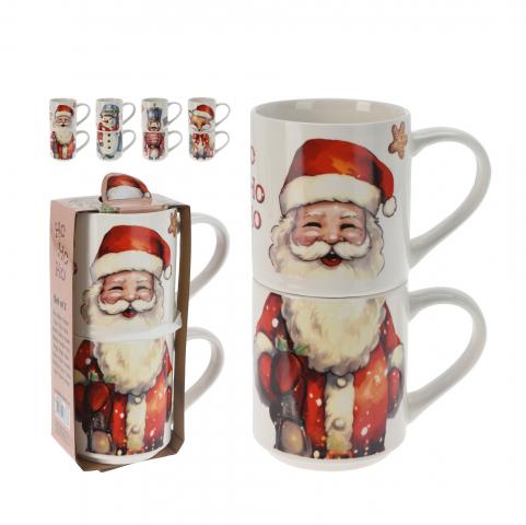 Сет 2 броя коледни чаши - Коледни артикули