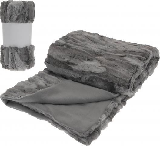 Одеяло 130х150см сиво - Одеяла
