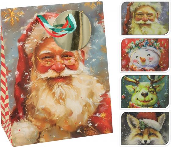 Коледна торбичка 23х18х10 см - Коледни артикули