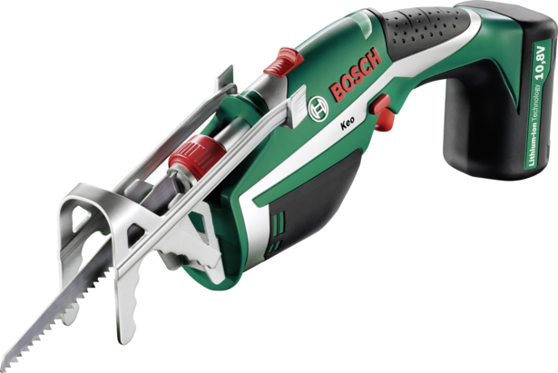 Акумулаторен градински трион Bosch KEO - Клонотрошачки, храсторези, цепене на дърва