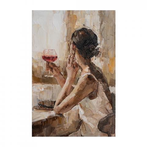Картина Wine tasting 60x90 см, снимка 2 - Картини и рамки