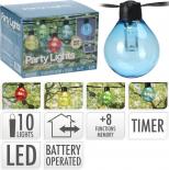 LED парти крушки балон 10 бр, топла светлина