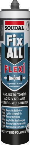 Лепило-уплътнител Fix All Flexi Soudal 280 мл антрацит - Монтажни лепила