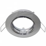 Луна GU10 алуминиева подвижна ф83mm/cut 75mm хром