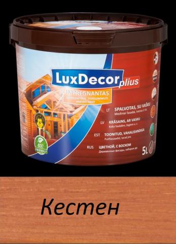 Импрегнатор Luxdecor1л, кестен - Импрегнатори за дърво