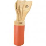 Бамбукови прибори за готвене Cook 4+1 бр.