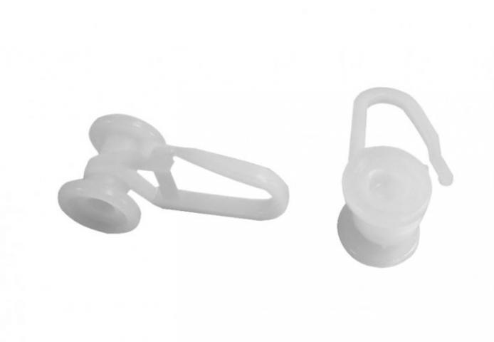 Пластмасови куки 100 броя бели, снимка 2 - Аксесоари