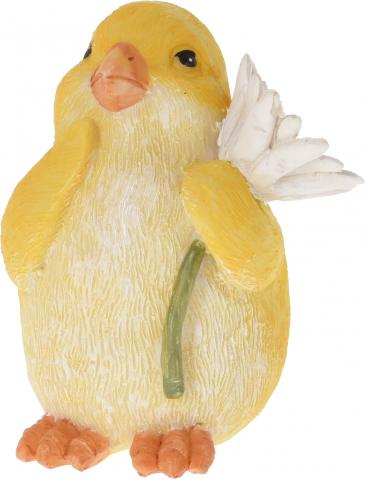Пиленце с цвете 7см, снимка 3 - Великденска украса