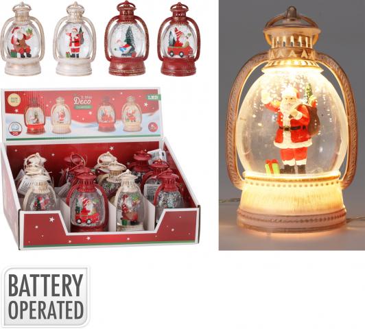 Коледен LED фенер 13 см 4 дизайна - Светещи фигури