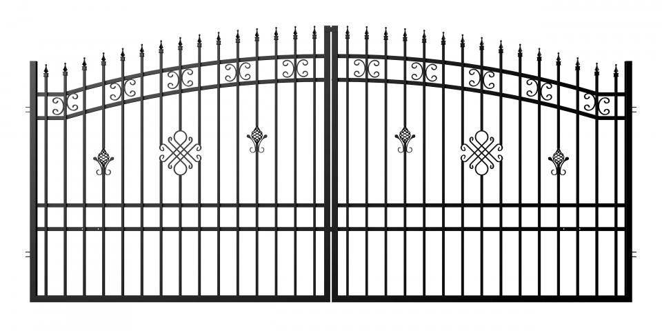 Двукрила оградна врата GRETA - Оградни пана и врати