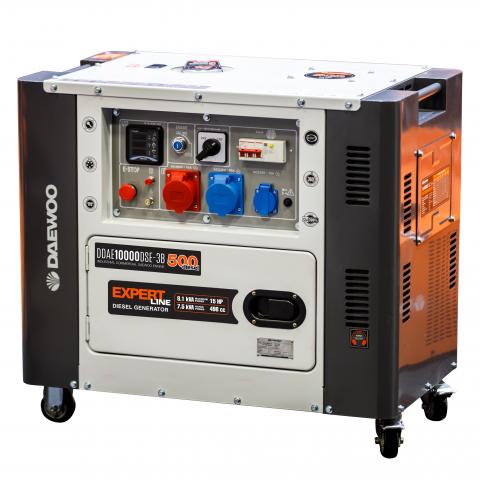ДИЗЕЛОВ ГЕНЕРАТОР DAEWOO 8.1 KVA 15HP 498CC - Дизелови генератори