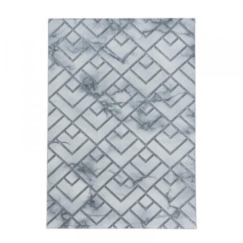 Килим Naxos White - Silver 160x230, снимка 6 - Килими