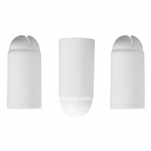 Накрайник за пръчки комплект от 6 бр SEPIO бял - Таванни простори