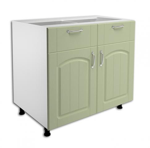 Долен шкаф с 2 врати и чекмеджета PROVANCE 80см - Модулни кухни с онлайн поръчка
