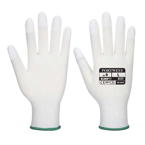 Ръкавици с PU на пръстите А121 размер S - Ръкавици от изкуствени материи