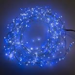 Меден кабел стринг 400 LED студено бяло+ мигащи