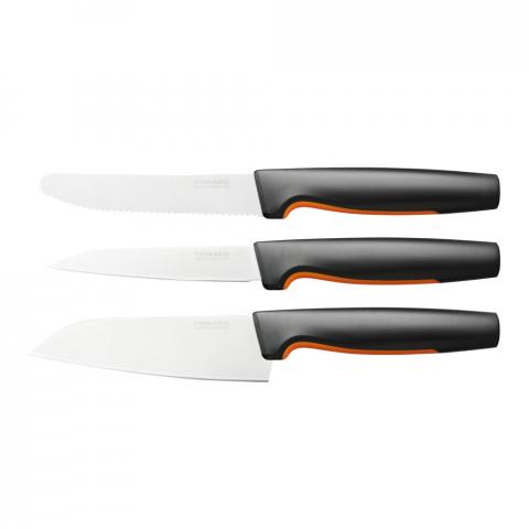 Ножове Fiskars Functional Form New 3 бр., снимка 3 - Аксесоари за готвене