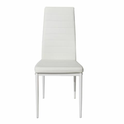 Трапезен стол К204, бял, снимка 3 - Столове