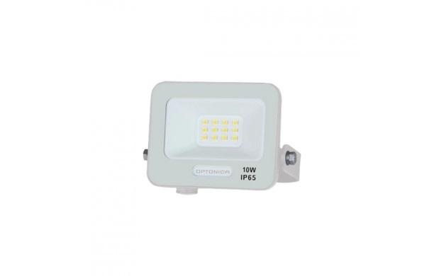 LED прожектор 10W 900Lm 6000K, бял - Led прожектори
