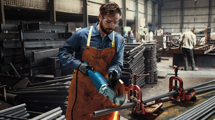 Ъглошлайф Bosch GWS 2200-230, снимка 6 - Ъглошлайфи 230мм