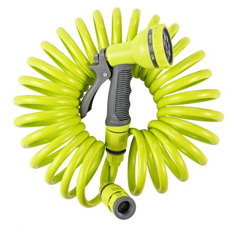 Маркуч спирала 7.5м комплект + пистолет+конектори Herly-s, снимка 3 - Пластмаса