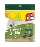 Чинии за еднократна употреба Fino Green 6 бр.