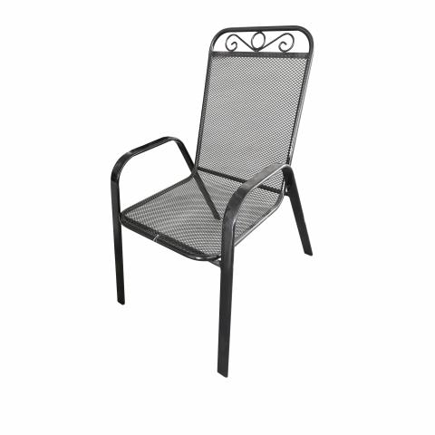 Градински стол, стоманен - Метални столове