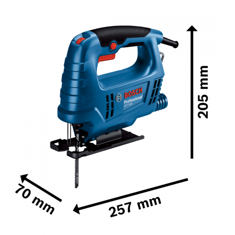 Прободен трион BOSCH BLUE GST 680, снимка 2 - Кабелни прободни триони