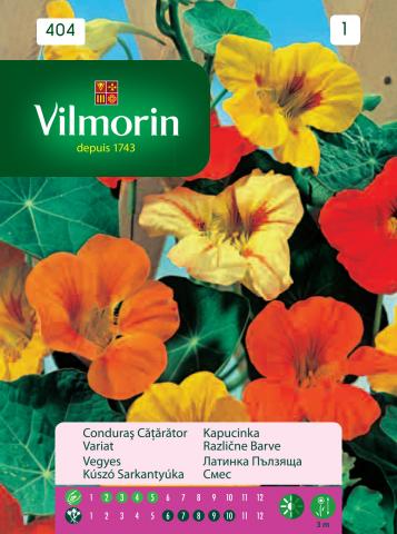 Латинка пълзяща смес - Вилморин, снимка 2 - Семена за цветя
