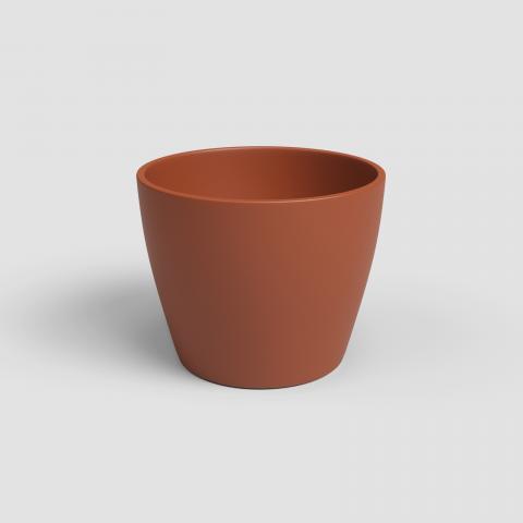 Кашпа за кактус Nubia ф9 см теракота, снимка 3 - Керамични кашпи